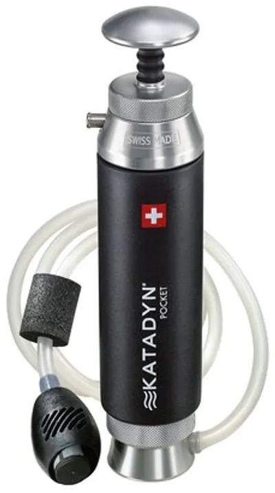 Katadyn Pocket handpomp waterfilter met keramisch dieptefilter