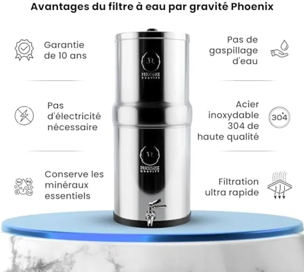 Phoenix Gravity 8L RVS kraan detail